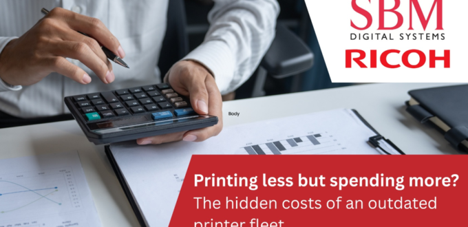 Printing less but spending more?