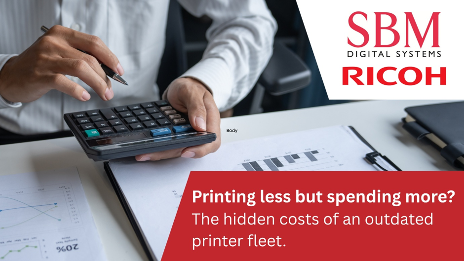 Printing less but spending more?